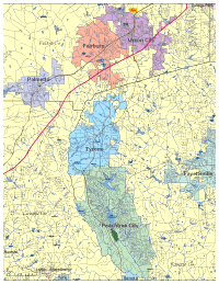 Tyrone, GA City Map