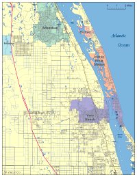 Vero Beach, FL City Map