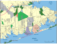 Westhampton Beach, NY City Map