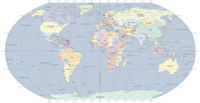 View larger image of World Map with Country Names & Borders