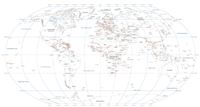 View larger image of World Outline Map with Country Names & Borders