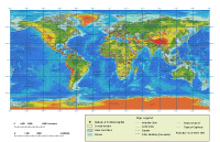 View larger image of Rectangular World Elevation Map
