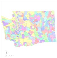 Western Washington State Zip Code Map